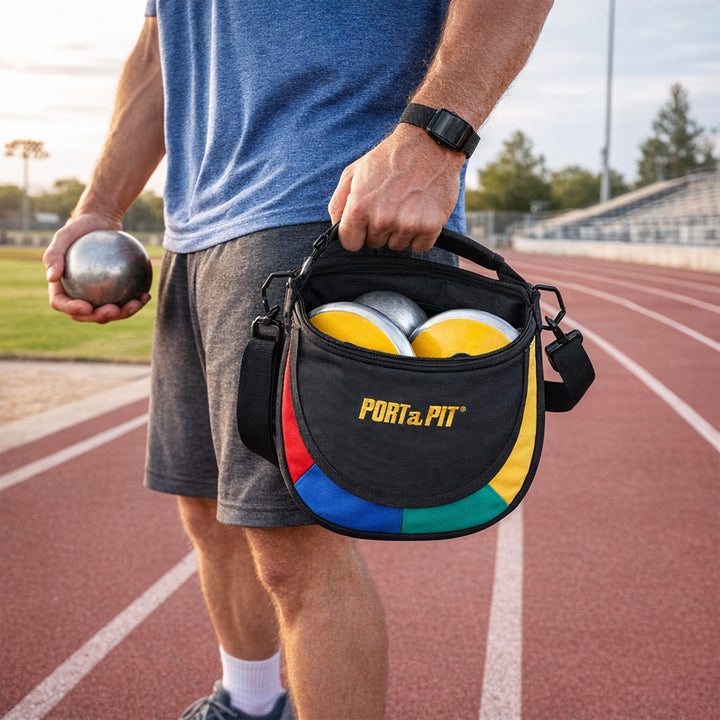 Shot and Discus Carrier - Water-Resistant Bag