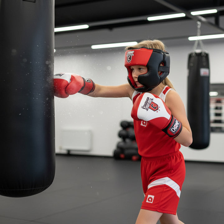The Champ Boxing Headgear Lightweight, Durable, Adjustable Sparring Gear for Training, Kickboxing, MMA, Muay Thai