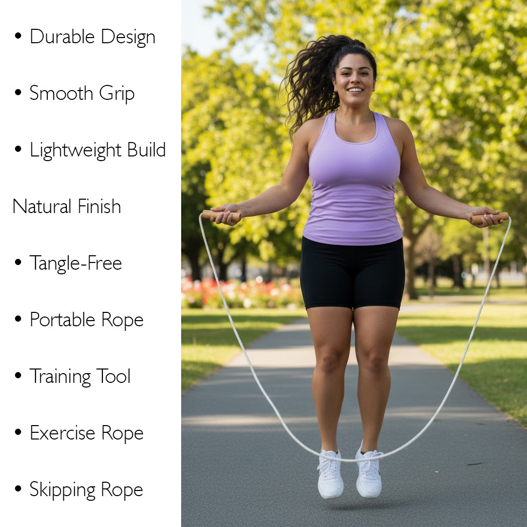 US Games Heavyweight Sash Rope - 8-Feet Jump Rope