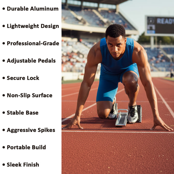 Ultimate Starting Block - Aluminum Track &amp; Field Block