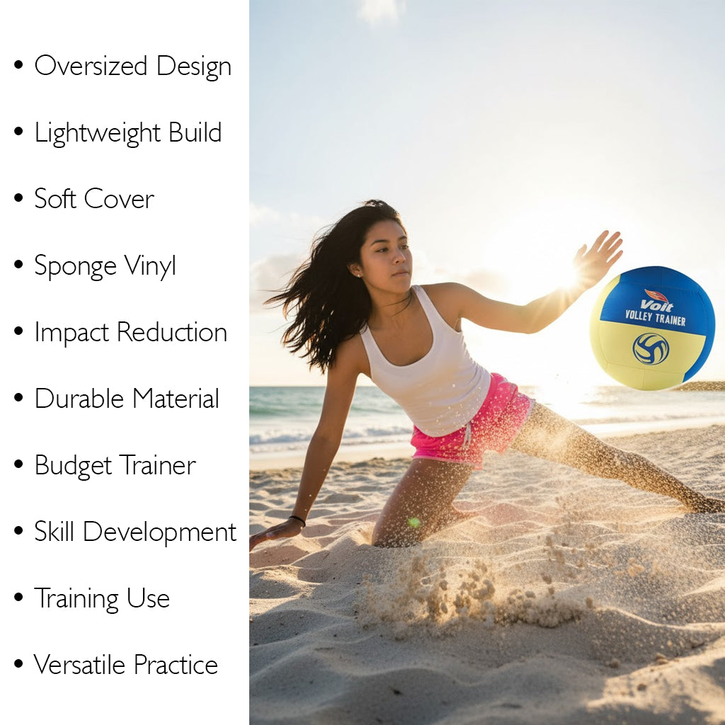 Voit Budget Volley Trainer - Larger, Lighter Practice Volleyball