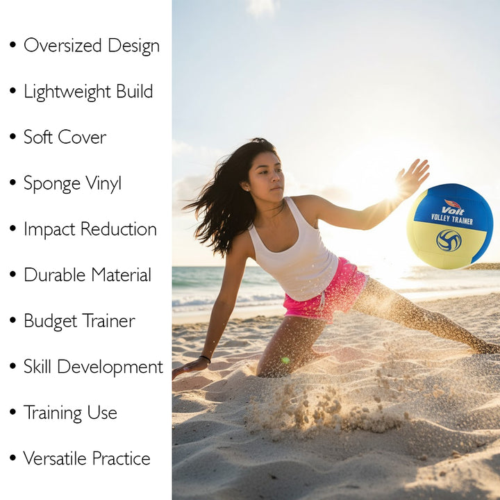 Voit Budget Volley Trainer - Larger, Lighter Practice Volleyball