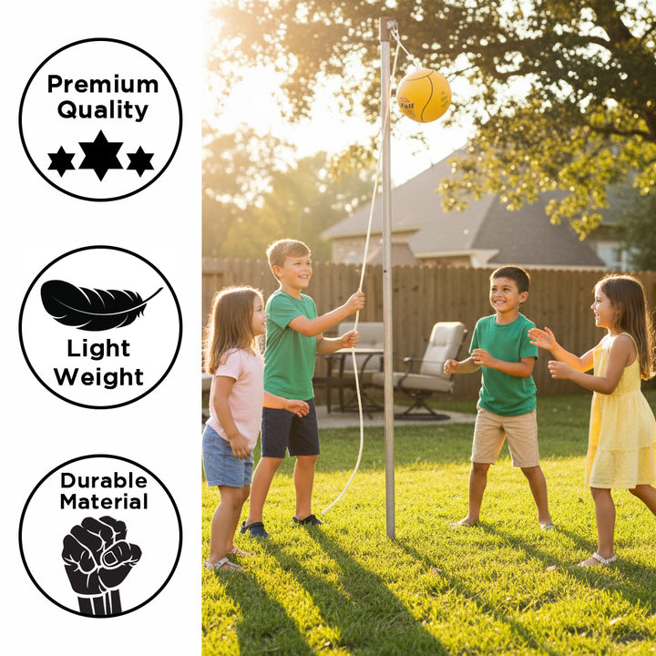 Voit Soft Touch Tetherball - Sting-Free, with Attached Rope