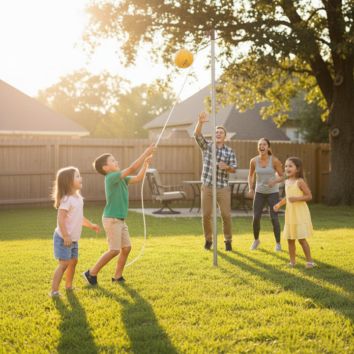 Voit Soft Touch Tetherball - Sting-Free, with Attached Rope