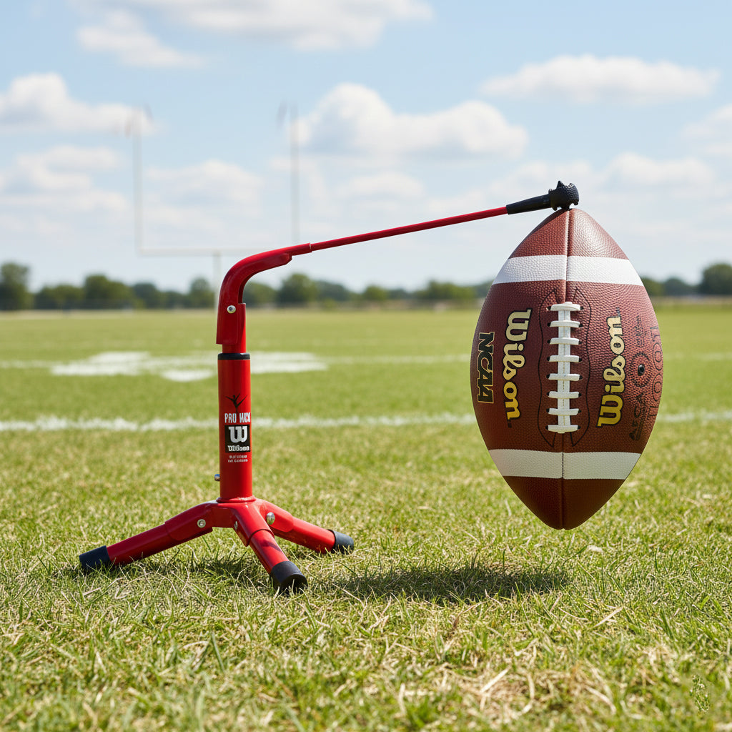 Wilson Pro Kick Football Holder - Red All-Metal Universal Stand