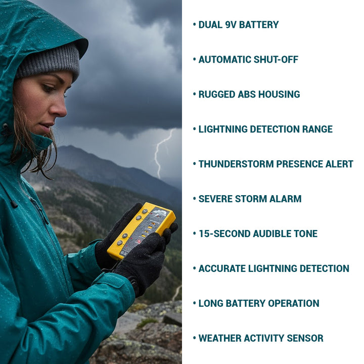 Xtreme Research Skyscan Lightning Detector - 40-Mile Range