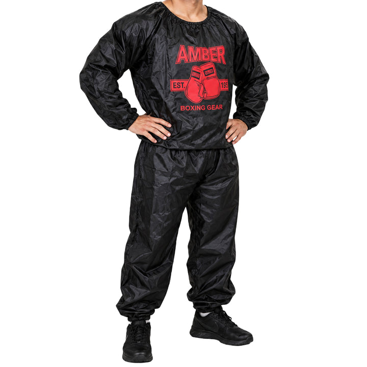 Amber Fight Gear Extreme Nylon Sauna Suit for Increased Perspiration