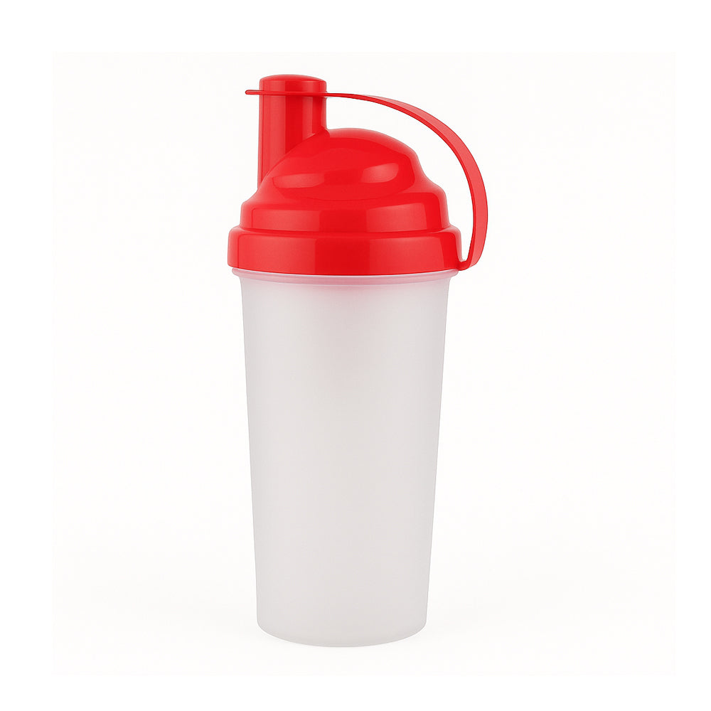 Amber Fight Gear Shaker Bottle with Cyclone Cap - BPA-Free, Durable, Leak-Proof, Easy Clean, Portable Protein Mixer for Gym, Sports, Supplements - Red