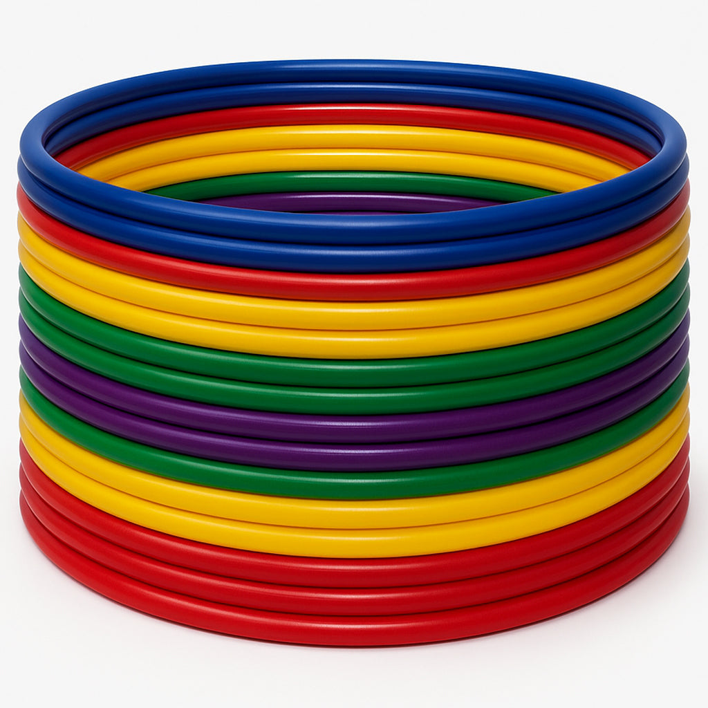 U.S. Games Deluxe Hoops - 36-Inch, Set of 12