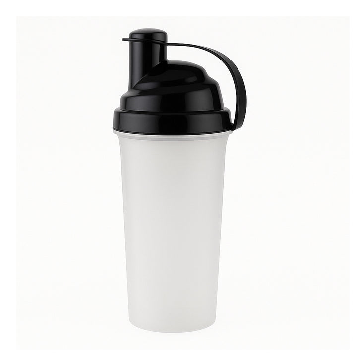 Amber Fight Gear Shaker Bottle with Cyclone Cap - BPA-Free, Durable, Leak-Proof, Easy Clean, Portable Protein Mixer for Gym, Sports, Supplements - Black