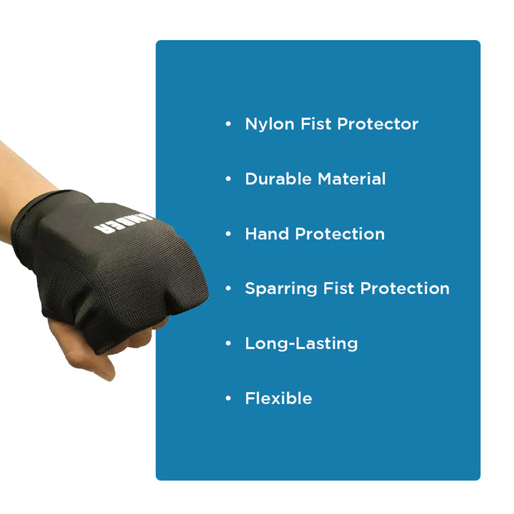 Amber Fight Gear Nylon Fist Protector for Combat Sports Training, Durable, Versatile, and Reliable Hand Shield for Boxing, MMA, and Martial Arts