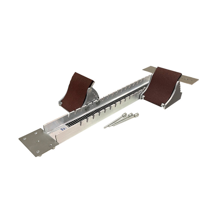 Olympus IAAF Certified Starting Block, Durable Aluminum Construction, Adjustable Pedal Angles, Rust-Proof Steel Channel, Firm Track Grip, and Professional Quality for Optimal Speed and Stability