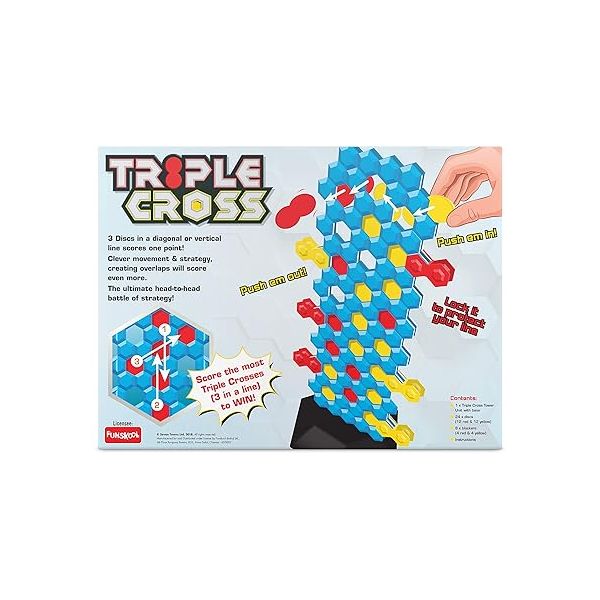Livevie Triple Cross, The shapeshifting strategy game, Get 3 disc in a row