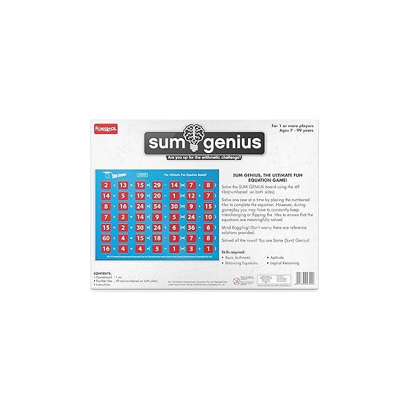 Livevie Sum Genius, Educational Game for Children, Maths, The Ultimate Fun