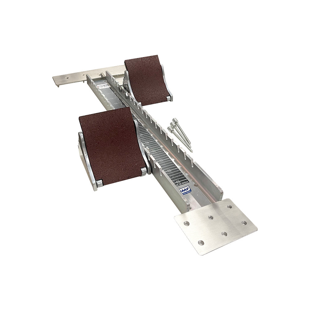 Olympus IAAF Certified Starting Block, Durable Aluminum Construction, Adjustable Pedal Angles, Rust-Proof Steel Channel, Firm Track Grip, and Professional Quality for Optimal Speed and Stability