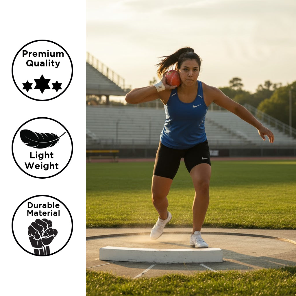BSN Sports Turned Iron Shot Put, 12-Pound / 115mm