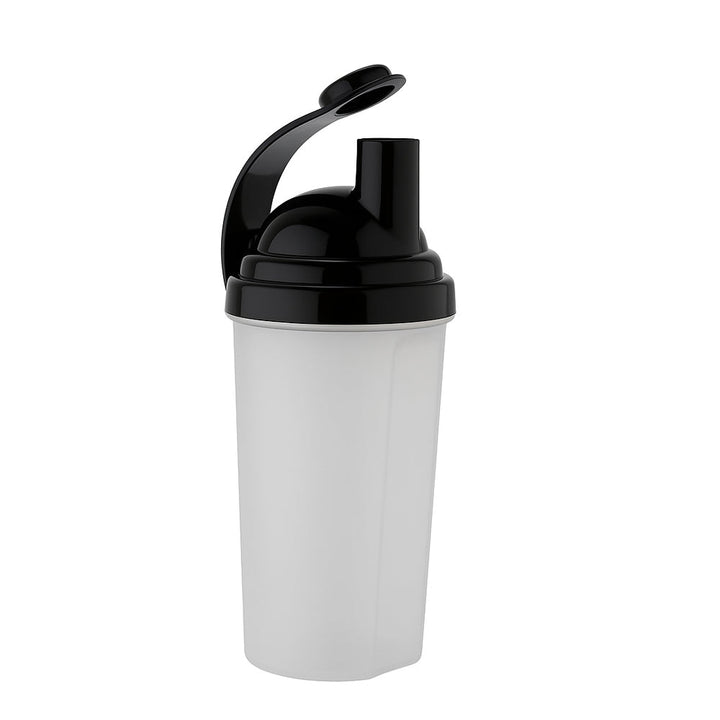 Amber Fight Gear Shaker Bottle with Cyclone Cap - BPA-Free, Durable, Leak-Proof, Easy Clean, Portable Protein Mixer for Gym, Sports, Supplements - Black