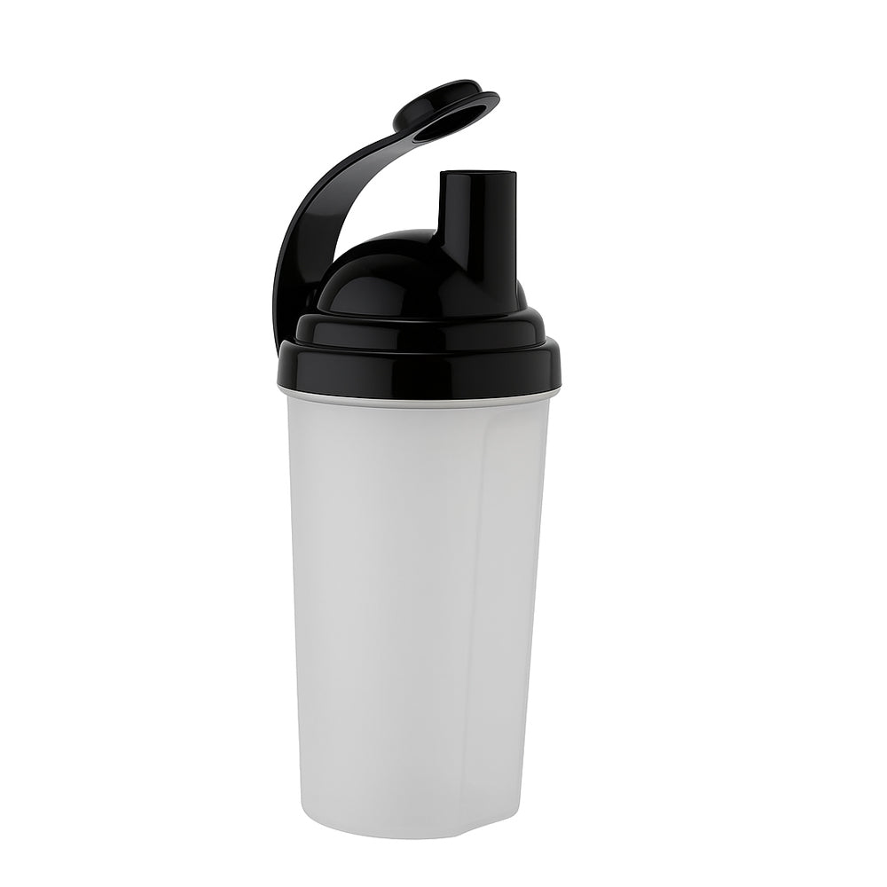 Amber Fight Gear Shaker Bottle with Cyclone Cap - BPA-Free, Durable, Leak-Proof, Easy Clean, Portable Protein Mixer for Gym, Sports, Supplements - Black