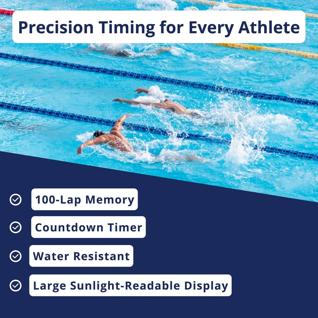 Ultrak 100 Lap Memory Timer - Black, Countdown &amp; Split Timer