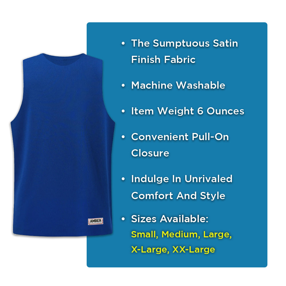 Premium Durable Jerseys with Satin Finish Fabric - Comfortable &amp; Stylish Training Gear for Unmatched Performance in Blue, Size Youth-Medium