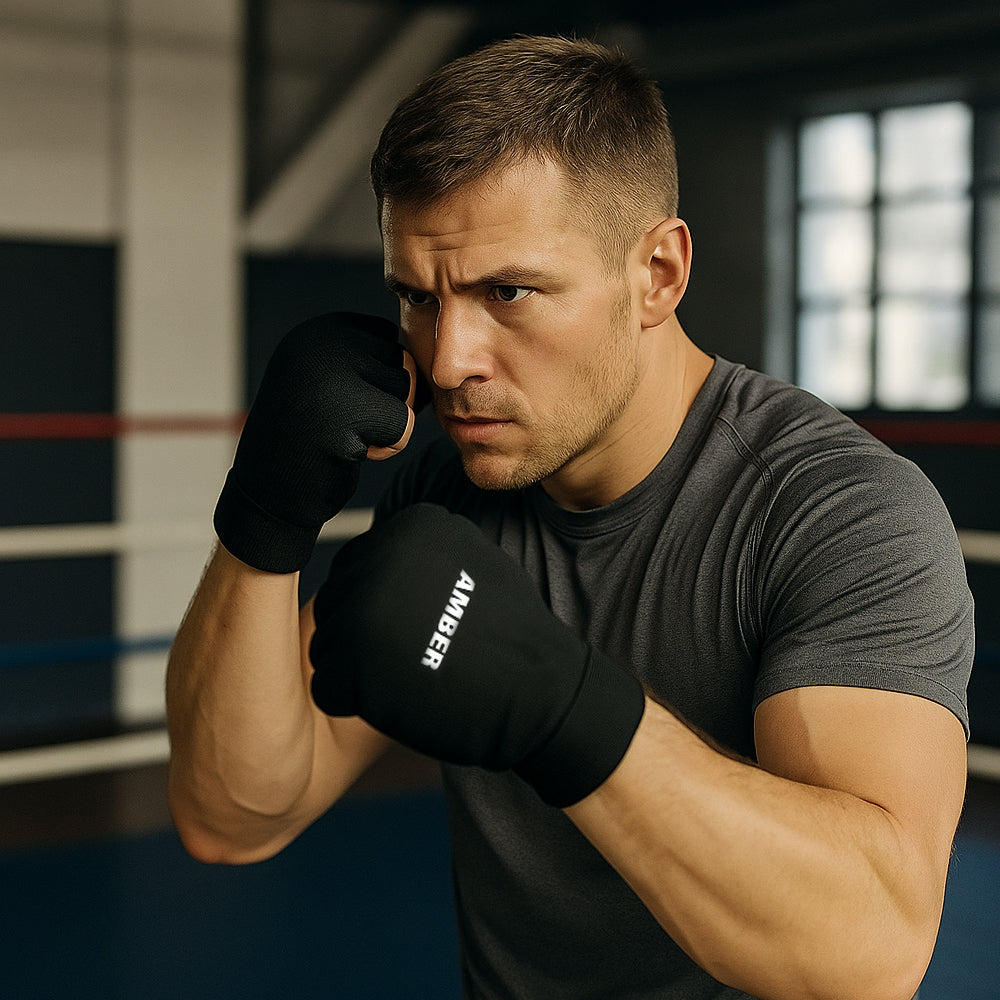 Amber Fight Gear Nylon Fist Protector for Combat Sports Training, Durable, Versatile, and Reliable Hand Shield for Boxing, MMA, and Martial Arts