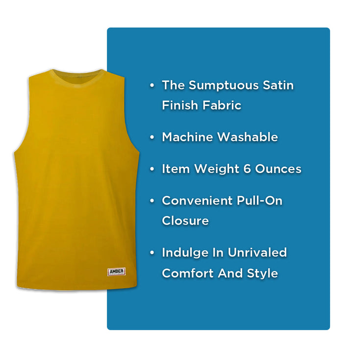 Premium Durable Jerseys with Satin Finish Fabric - Comfortable &amp; Stylish Training Gear for Unmatched Performance in Yellow, Size Small