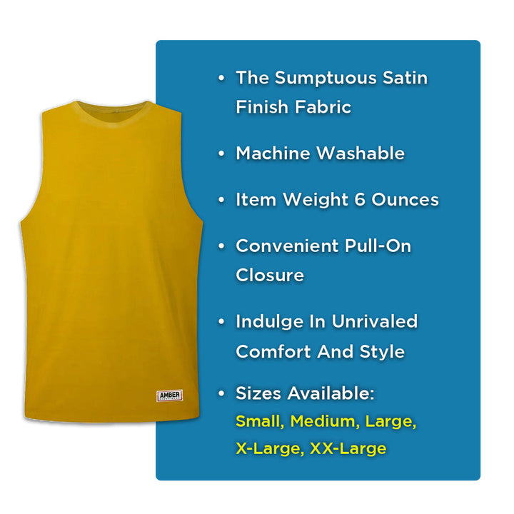 Premium Durable Jerseys with Satin Finish Fabric - Comfortable &amp; Stylish Training Gear for Unmatched Performance in Yellow, Size Large