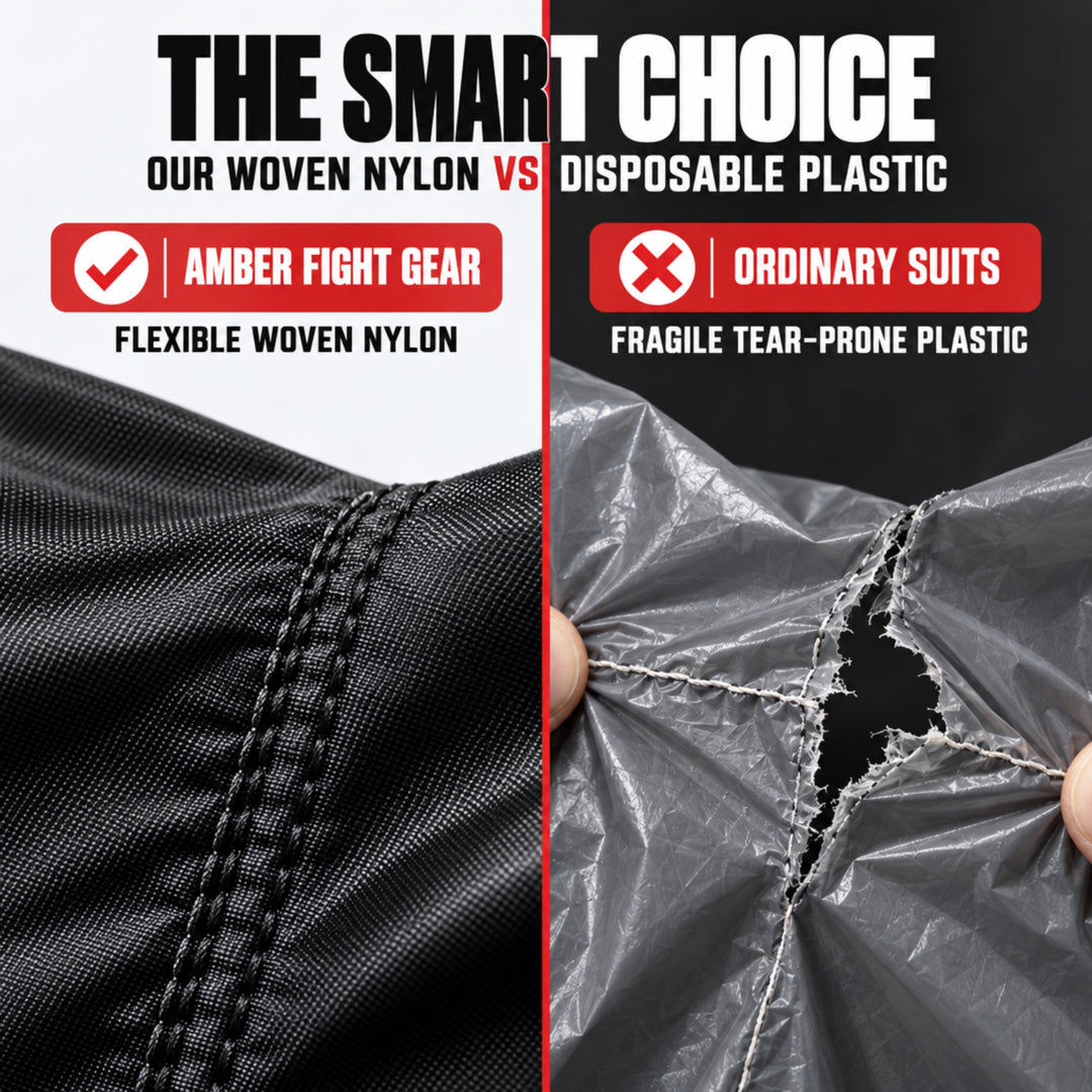 Amber Fight Gear Extreme Nylon Sauna Suit for Increased Perspiration