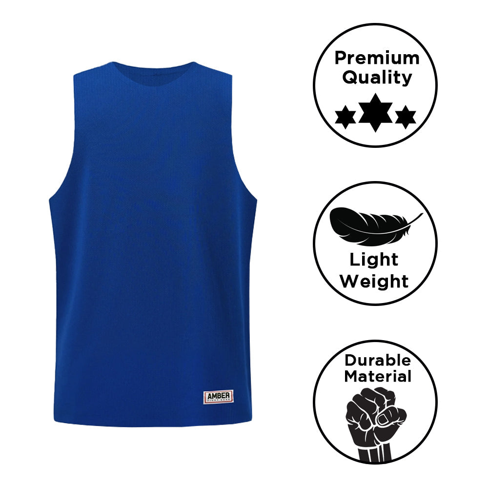 Premium Durable Jerseys with Satin Finish Fabric - Comfortable &amp; Stylish Training Gear for Unmatched Performance in Blue, Size XX-Large
