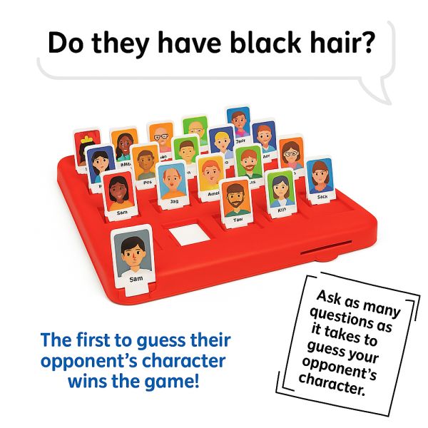Livevie Find Me If You Can - Family Strategy Board Game, Detective Guessing Game