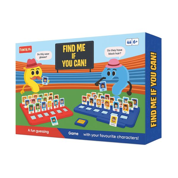 Livevie Find Me If You Can - Family Strategy Board Game, Detective Guessing Game