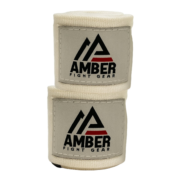 Amber Fight Gear Semi Elastic Professional Hand Wraps with Hook and Loop Closure for Boxing Kickboxing Muay Thai MMA for Men and Women