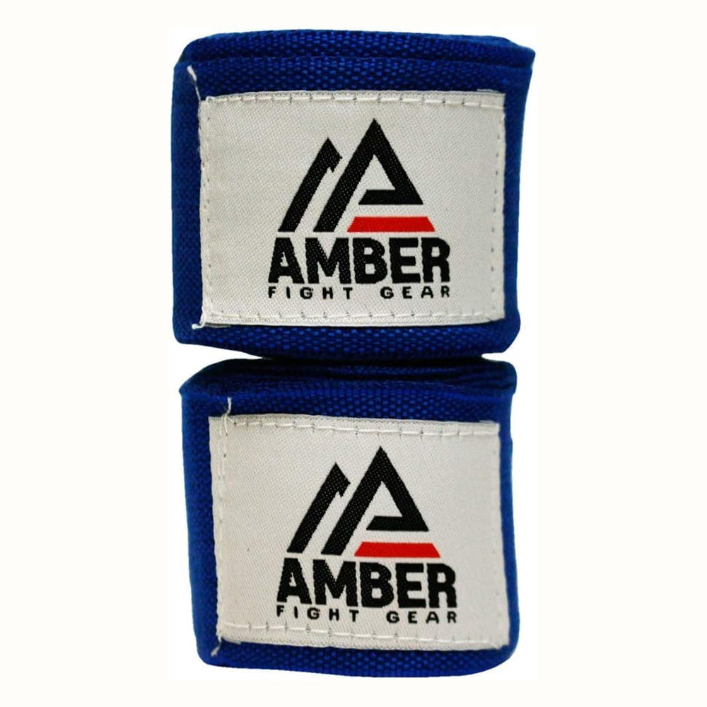 Amber Fight Gear Semi Elastic Professional Hand Wraps with Hook and Loop Closure for Boxing Kickboxing Muay Thai MMA for Men and Women