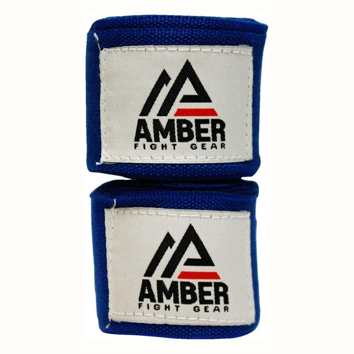 Amber Fight Gear Semi Elastic Professional Hand Wraps with Hook and Loop Closure for Boxing Kickboxing Muay Thai MMA for Men and Women