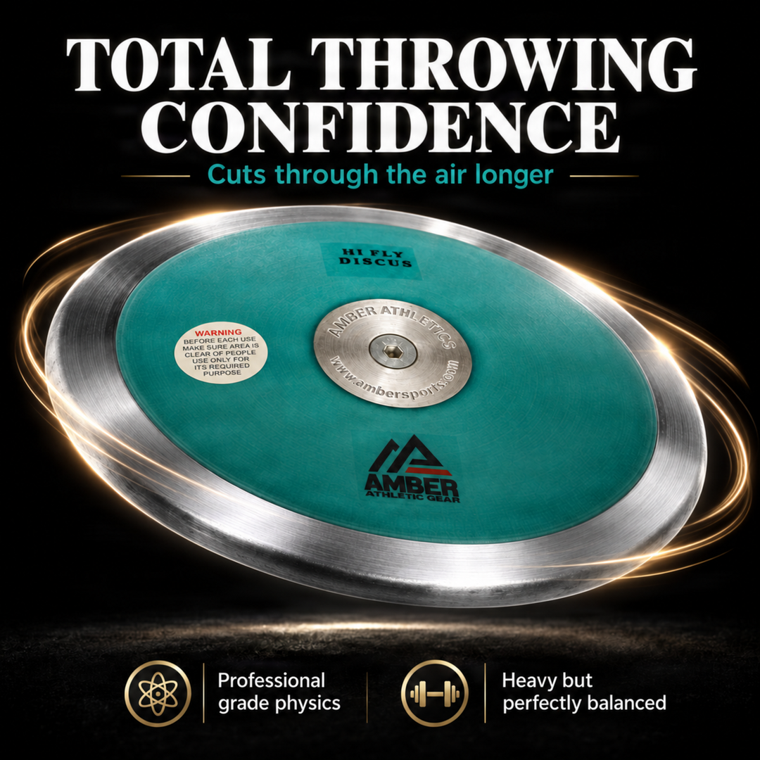 Amber Fight Gear Hi Fly IAAF Certified Discus with 85% Rim Weight