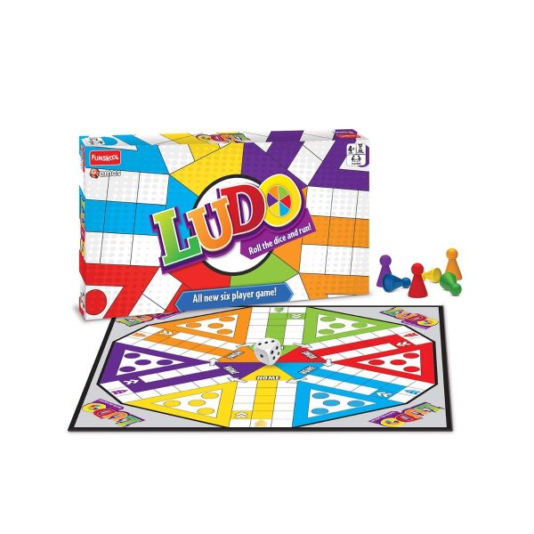 Livevie Ludo 2018 Classic Strategy Game Board for Kids &amp; Family, Unique 6-Player