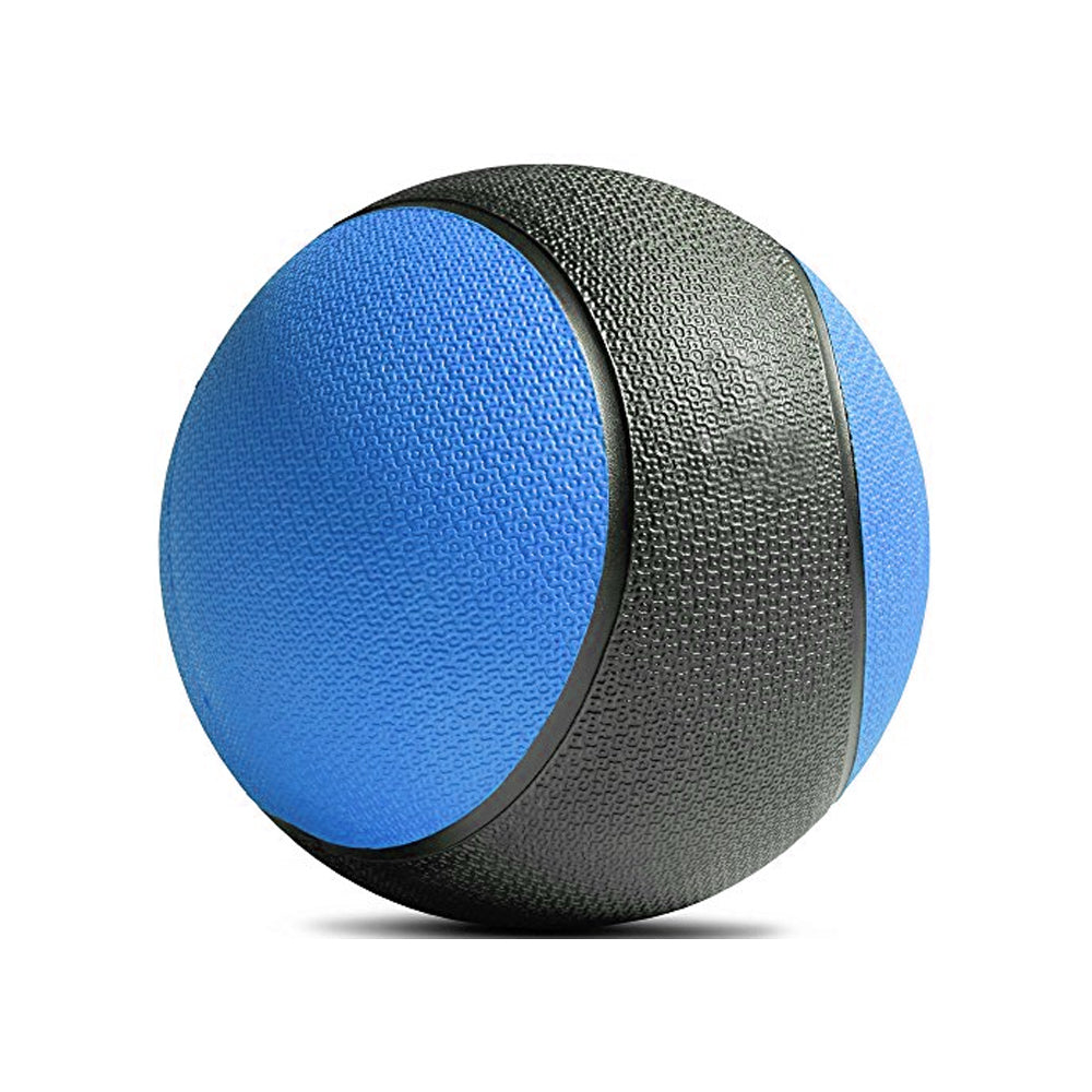 Durable Rubber Medicine Ball for Versatile Fitness Training, Enhance Upper &amp; Lower Body Strength, Core Stability, Balance, and Coordination, Superior Grip with Textured Finish, 4 lb Color May Vary