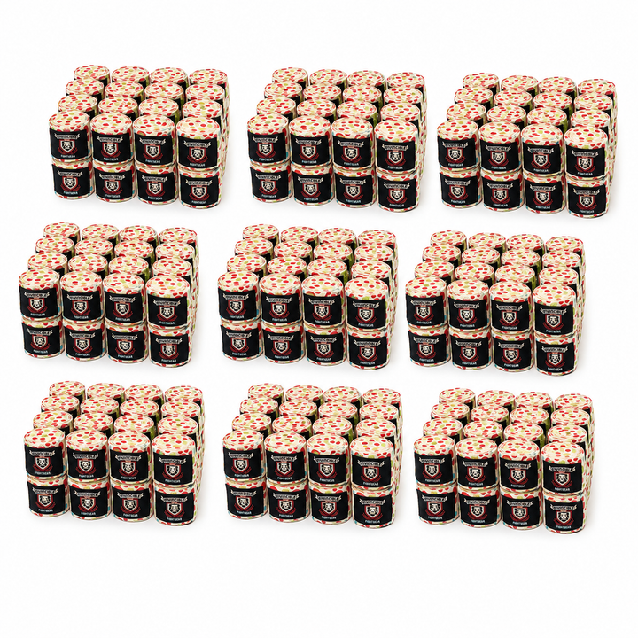 Amber Fight Gear Thick Printed Semi Elastic 180 Inch Boxing Hand Wraps