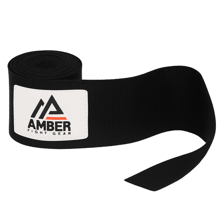 Amber Fight Gear Mexican Style Elastic Handwraps - Breathable, Durable, Machine Washable for MMA, Boxing, Kickboxing, Muay Thai