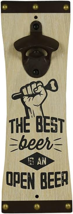 Wall-Mounted Bottle Opener for Beer, Soda, and Pop Modern &amp; Elegant Kitchen and Barware