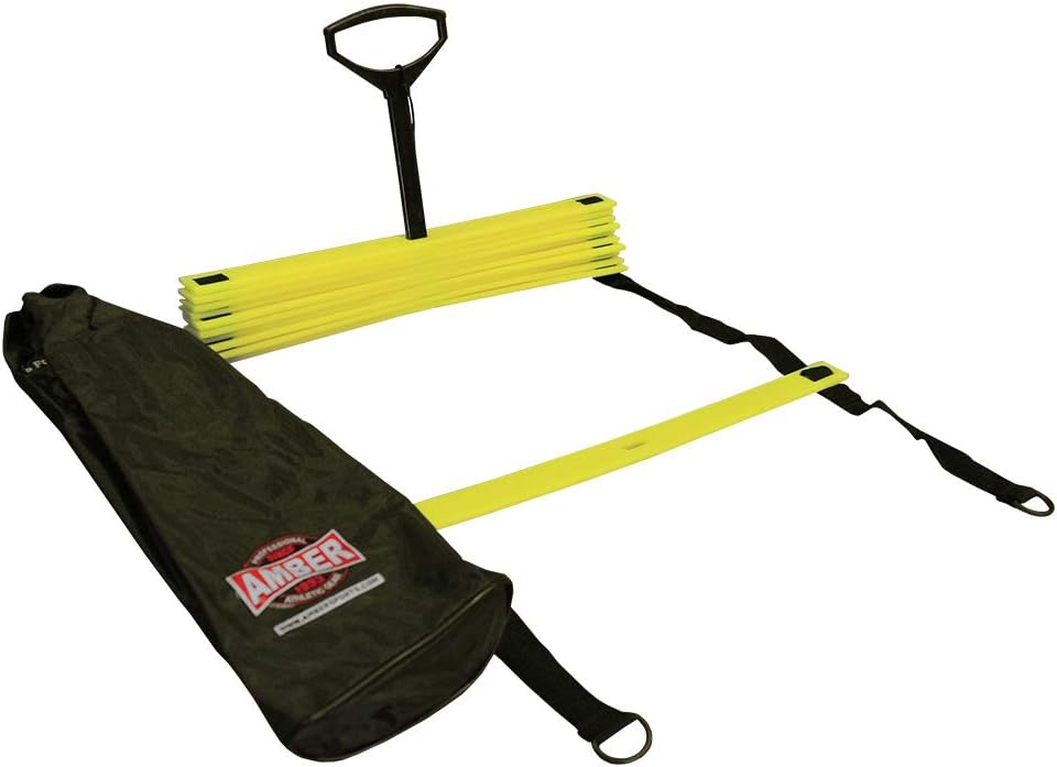 Feet Speed and Agility Training Ladder for High-Intensity Training in Boxing, Soccer, Football, Lacrosse, and Ice Hockey - Improve Your Footwork and Coordination