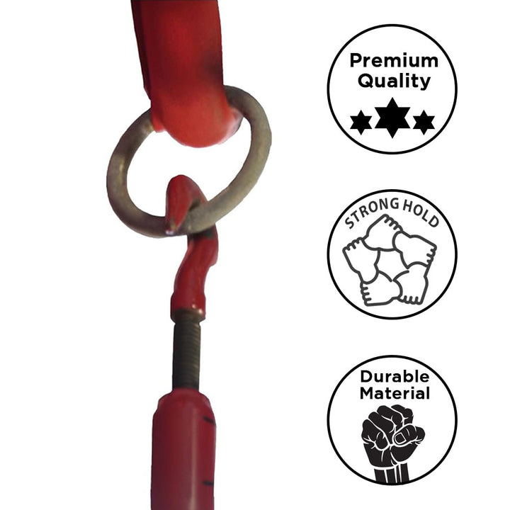 Amber Fight Gear Premium Hardened Metal Boxing Rope Retainer Ring - Secure Attachment for Turnbuckles, Durable Construction, Easy Installation - Ideal for Professional Rings and Training Facilities