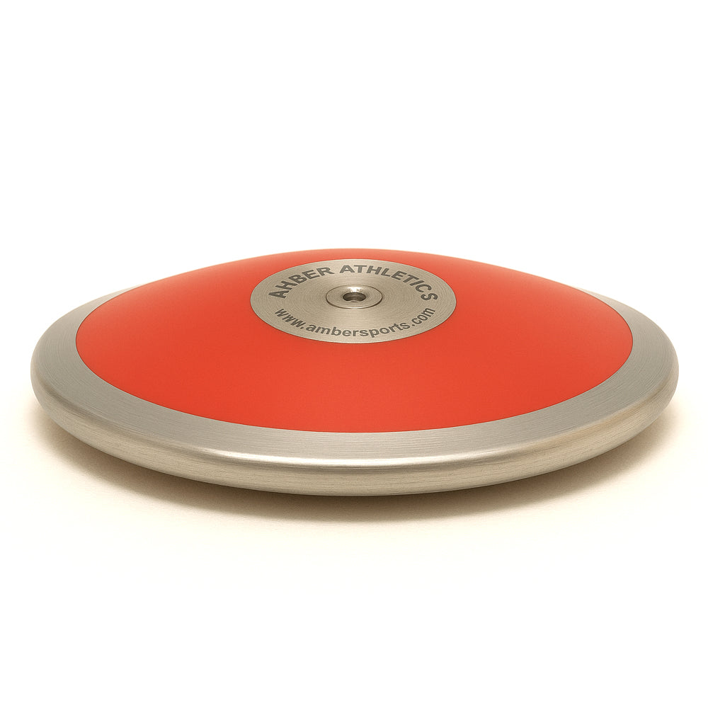 Amber Athletic Gear 70% Rim Weigh Discus Galvanized Steel Rim, Sturdy ABS Plates, Balanced Design, Precision Throws &amp; Enhanced Aerodynamics, 0.85Kg, 1 Kg, 1.25 Kg, 1.5Kg, 1.6 Kg, 1.75Kg and 2 Kg