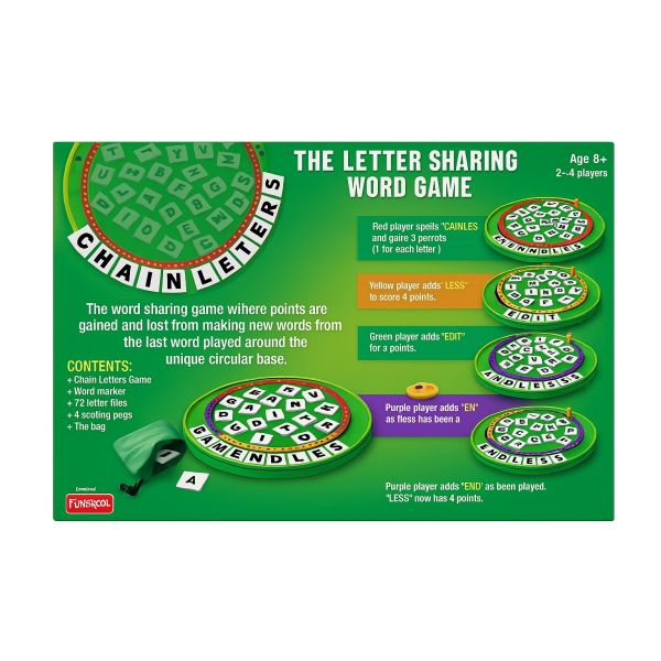 Livevie Chain Letters Educational Game for Kids, Adults &amp; Family