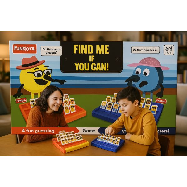 Livevie Find Me If You Can - Family Strategy Board Game, Detective Guessing Game
