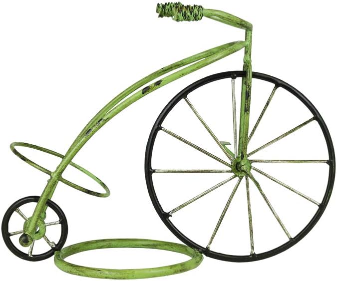 LIVEVIE Classic Vintage Bike Circus Style Wine Rack Holder Freestanding Wine Organizer Stand for Countertop or Tabletop, Perfect Home or Office D?cor