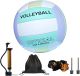 Volleyball Official Size 5, Volleyball Kit, Volleyballs, Soft Volleyball Beach Volleyball Pool Volleyball for Indoor Outdoor Beach, Training Equipment Volleyball Training, Competition