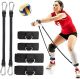 Volleyball Training Pass Rite Aid Resistance Band, Elastic Pull Rope Exercise Resistance Bands, Volleyball Jump Bounce Drills Rope Agility Training Prevent Excessive Upward Arm Movement Black