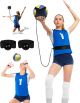  Volleyball Training Equipment Aid, Perfect Solo Serve & Spike Trainer for Beginners & Pro Volleyball Rebounder Practice Your Serving Spiking, Great Volleyball Gifts for Girls