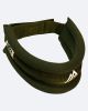 Adjustable black nylon neck brace for combat sports and weight lifting. Durable